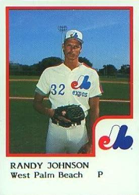 Johnson was 25 years old when he broke into the big leagues on. 1986 Procards Randy Johnson # Baseball Card Value Price Guide