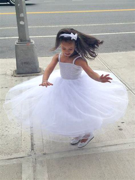 White Princess Beaded Bodice W Layered Tulle Skirt Dress Pink Princess