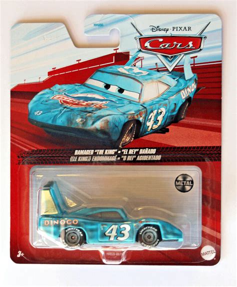 Disney Pixar Cars The King Desert Scene Series Die Cast Mattel Blue Toy