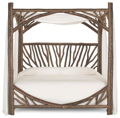 Free design services · new year, new room · dorm room ideas Rustic Canopy Bed 4282 by La Lune Collection - Rustic ...