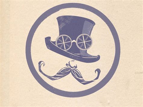 Steampunk Mustache Logo By Pencilbags On Deviantart Steampunk Art