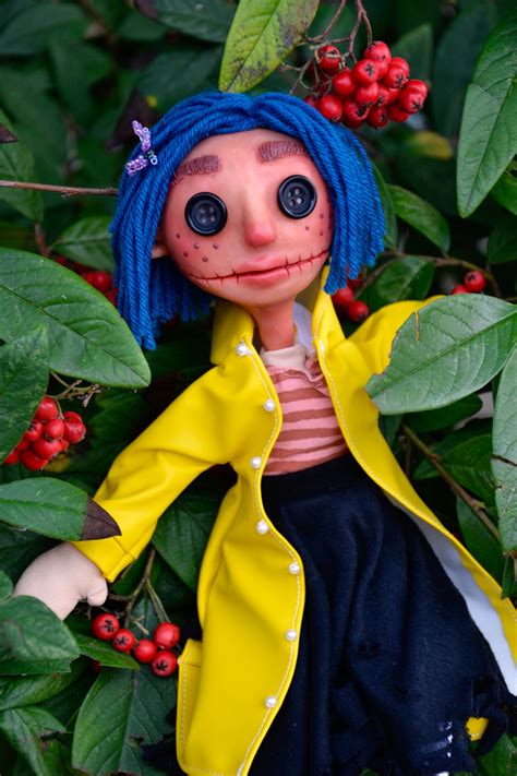 Coraline Doll Handmade Doll Of Coraline 2009 Mini Me Etsy