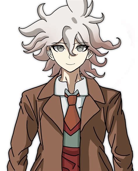I Made A Nagito Komaeda Sprite Edit Cause Hes Nice I Draw His Hair In