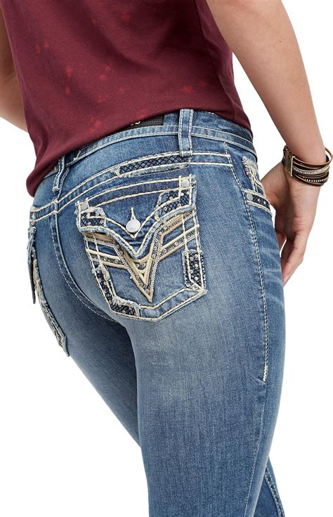 Vigoss Classic Fit Flap Pocket Boot Cut Jean At Amazon Womens Jeans Store