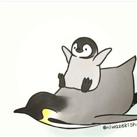 Pin By Anna On Pinggouin Cute Penguin Cartoon Cute Drawings Cute