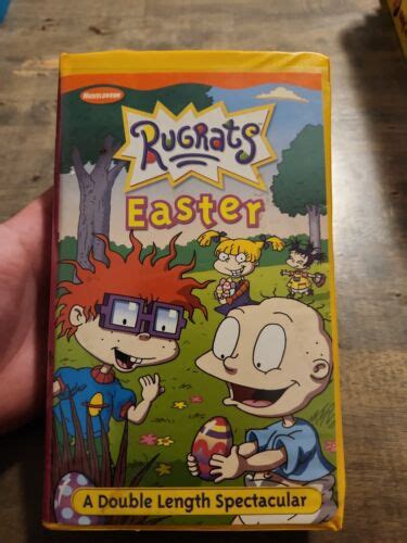 Rugrats Easter Vhs Clam Shell Works Nickelodeon Tape
