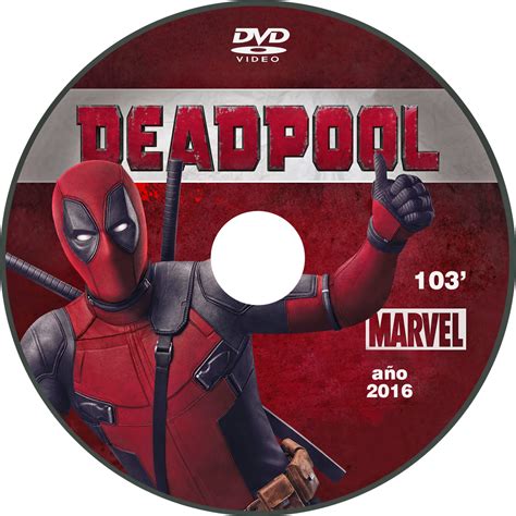 Caratulas De Películas Dvd Para Cajas Cd Deadpool 2016