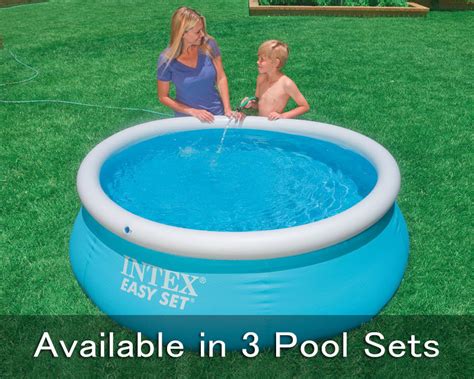 Intex 6 X 20 Easy Set Pool With Optional Easy Set Foot Pool Pump And
