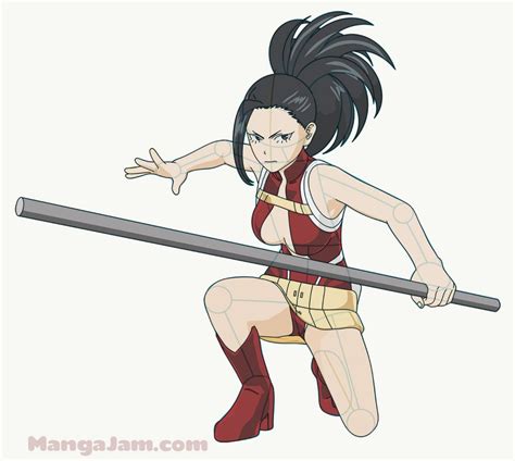 How To Draw Momo Yaoyorozu From Boku No Hero Academia Manga