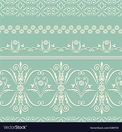 Seamless Floral Ornament Royalty Free Vector Image