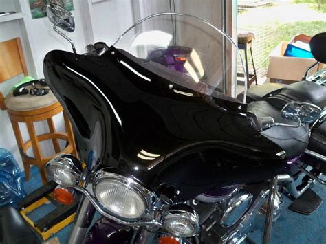 Check latest price written by sam chapman. Memphis Shades Batwing on Road King - Harley Davidson Forums