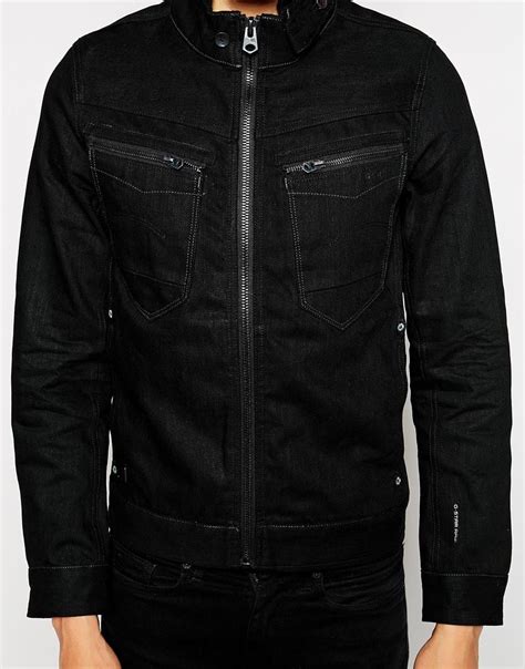 Lyst G Star Raw G Star Denim Jacket Arc Zip Slim 3d Black 3d Raw In