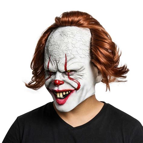 chapter  pennywise scary halloween cosplay latex mask stephen king
