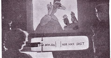 Med Dansk Tale Askepot 1950 Foto Fra Den Danske Dubbing