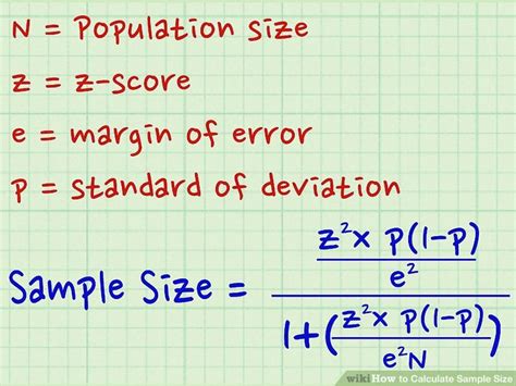 How To Calculate Sample Size 14 Steps With Pictures Wikihow