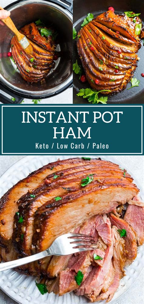 And if you want to make it ahead, you can prep the lasagna, put it in the freezer, then put it right into the instant pot for an easy dinner. 2 of 12. Instant pot ham is juicy, flavorful and so easy to make in ...