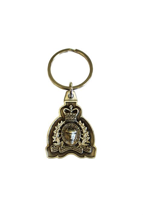 Vintage fantasy copperware enameled royal canadian mounted police crest plate. RCMP Heritage Centre | Keychain RCMP Crest