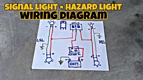 Wiring Diagram Signal Light And Hazard Light YouTube
