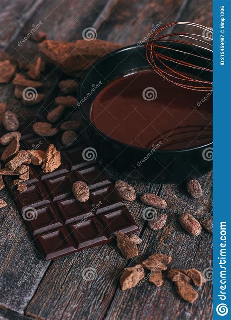 Preparation Handmade Chocolate Candies Ingredients For Making