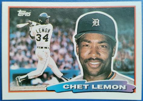 Chet Lemon Prices Topps Big Baseball Cards