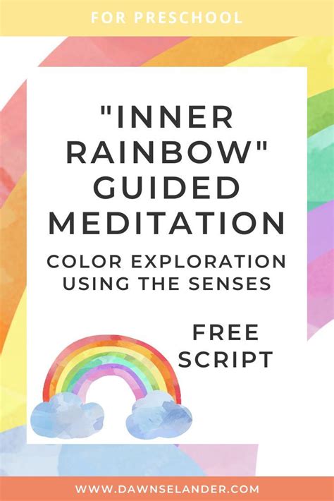 Try This Mindfulness Journey Through The Colors Of The Rainbow Using