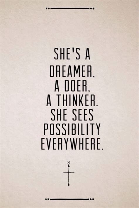 Shes A Dreamer A Doer A Thinker Pictures Photos And Images For