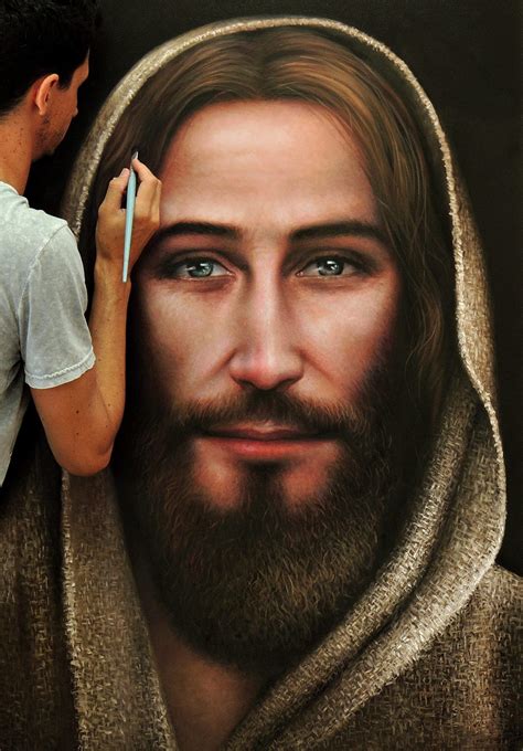 Jesus Cristo 80x120 Pintura Realista Jesus Christ Painting Jesus