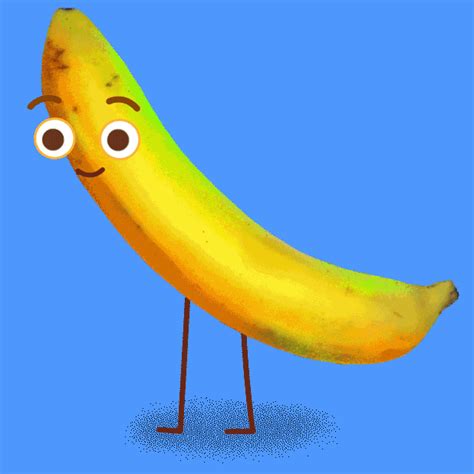 Banana Animated Gif Animated Gif Funny Fruit Animation Images