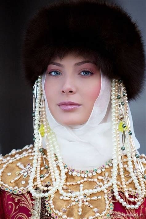 russian traditional costume russian girl russian beauty fur hat folk russian beauty