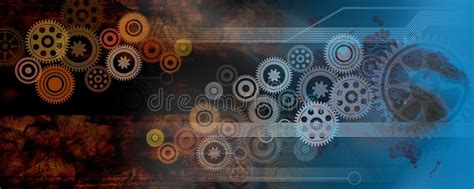 Cogs Gears Industrial Global Business Background Background