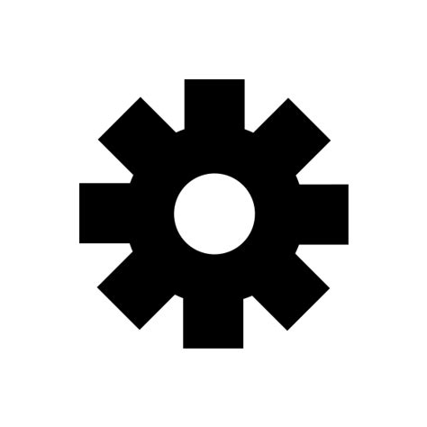 Gear Icon Png Vector Pixsector