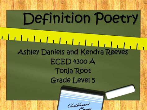 PPT - Definition Poetry PowerPoint Presentation, free download - ID:2221399