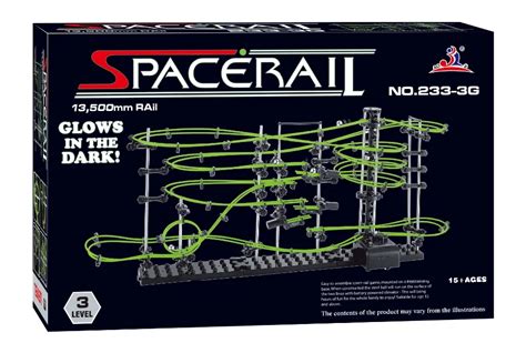 New Luminous Space Raill Funny Building Kit Roller Coaster Toyslevel