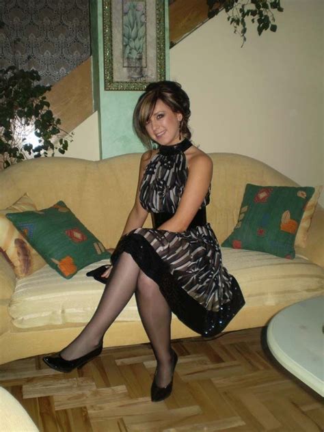 Sheer Black At Home Pantyhose Skirt Fashion Dress With