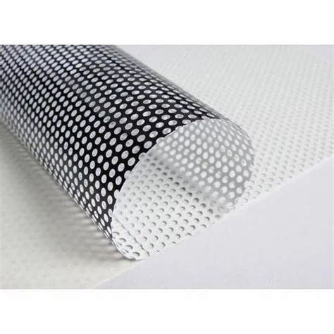 Pvc White One Way Vision Film Packaging Type Roll Pack Size 50 M At