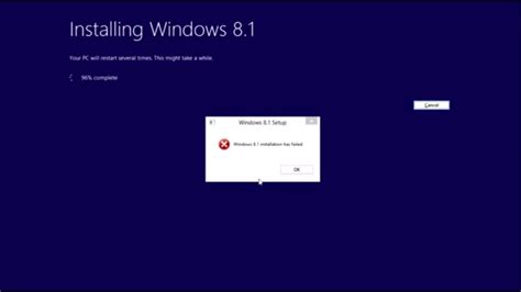 How To Fix Installation Has Failed Error On Windows Images