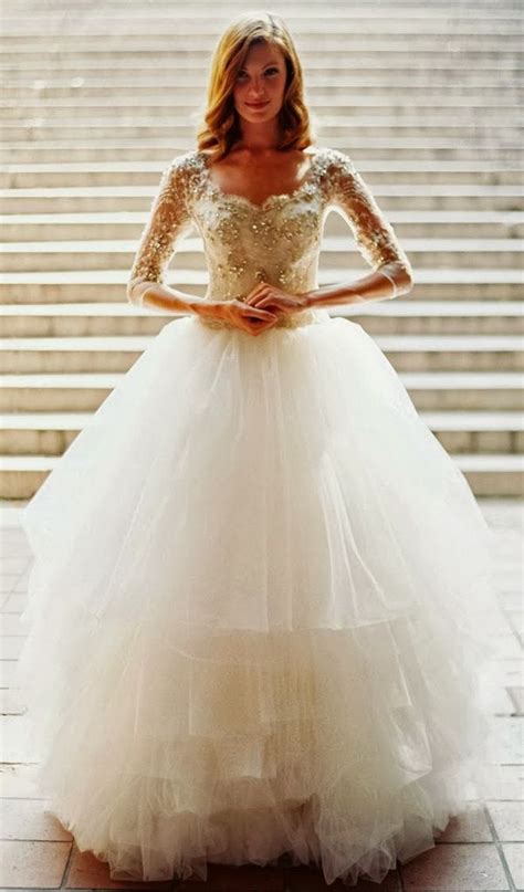 Top 8 Hot Wedding Dresses Styles For Winter Wonderland Weddings 2014