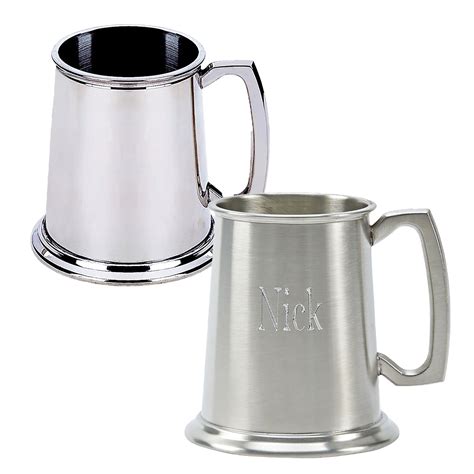 Personalized Pewter Tankard Mug Charleston Engravers