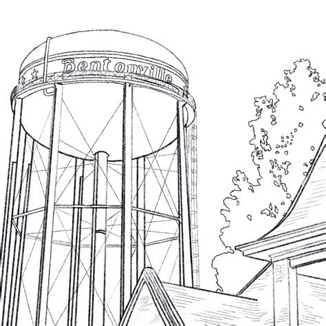 Water Tower Coloring Pages And Coloring Book 6000 Coloring Pages