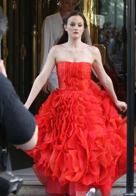 Blair Waldorf Gorgeous Red Dress My Personal Runway Pinterest