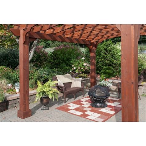 Yardcraft Westmont 10 Ft W X 12 Ft L X 8 Ft 2 In H Canyon Brown Wood