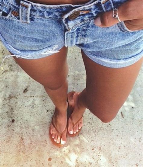 Pin By Habiba Ayad On Style Pinterest Shorts Tanned Legs And Cutoffs