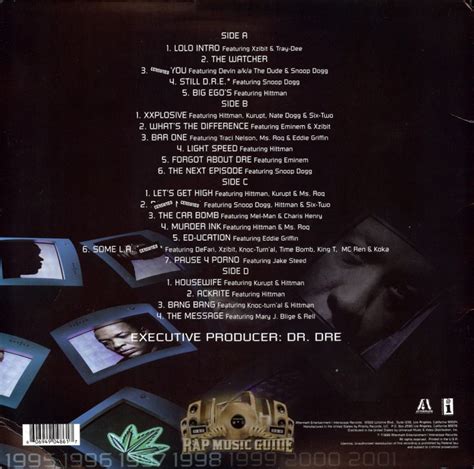 Dr Dre 2001 Record Rap Music Guide