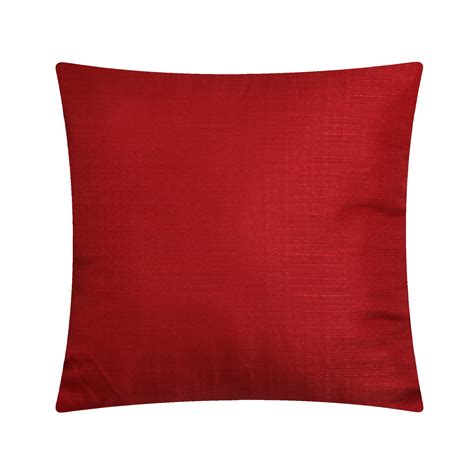 Mainstays Solid Decorative Throw Pillow 16 X 16 Red