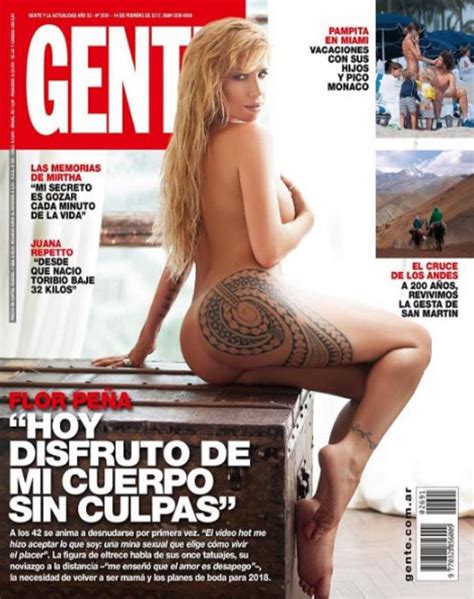 Florencia Peña posó desnuda en tapa de revista LA GACETA Salta