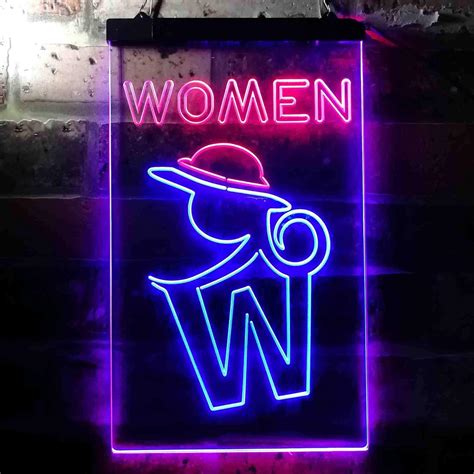 Restrooms Led Neon Light Signs Way Up Ts
