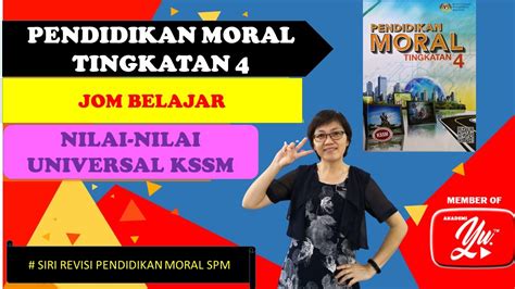 NILAI-NILAI UNIVERSAL KSSM - YouTube