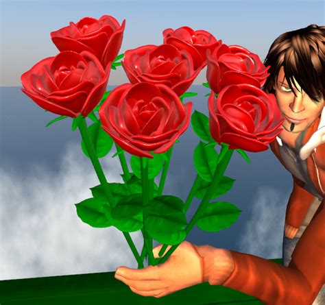 Second Life Marketplace Roses