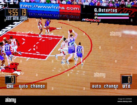 Nba In The Zone 98 Sony Playstation 1 Ps1 Psx Editorial Use Only