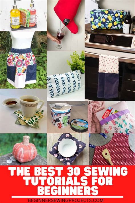 The Best 30 Sewing Tutorials For Beginners Beginner Sewing Projects